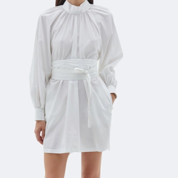 Gathered Neck Belted Mini Dress
Bassike - Picture 3 of 9